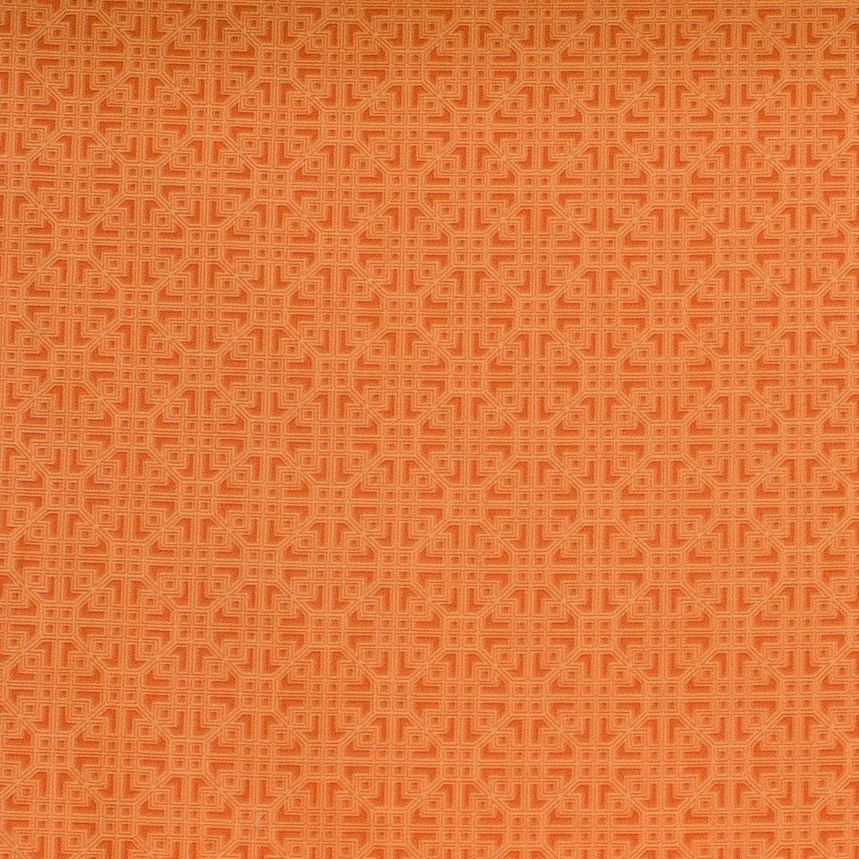 Katoen oranje met shanghai motief